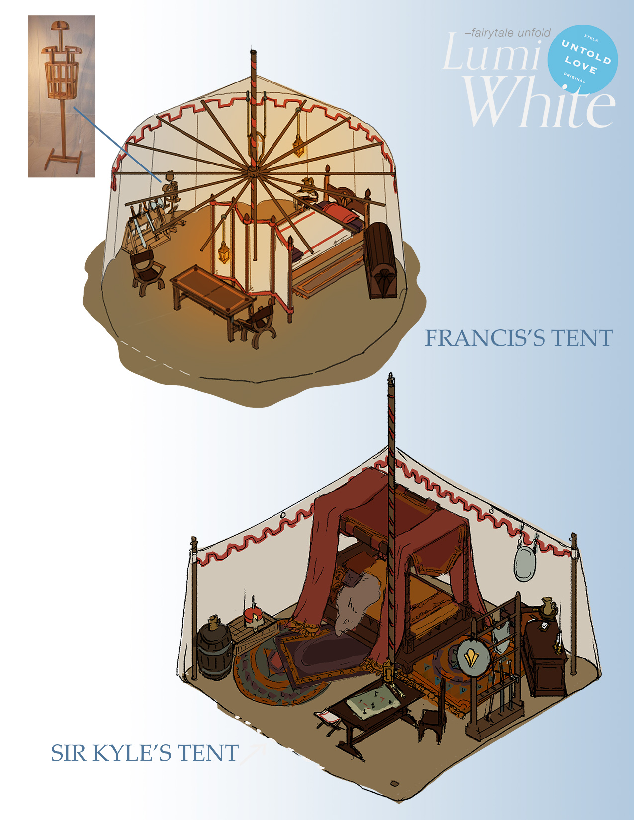 <h3>Military Tent Vis Dev</h3>Lumi White © Stela @BreakoutBit