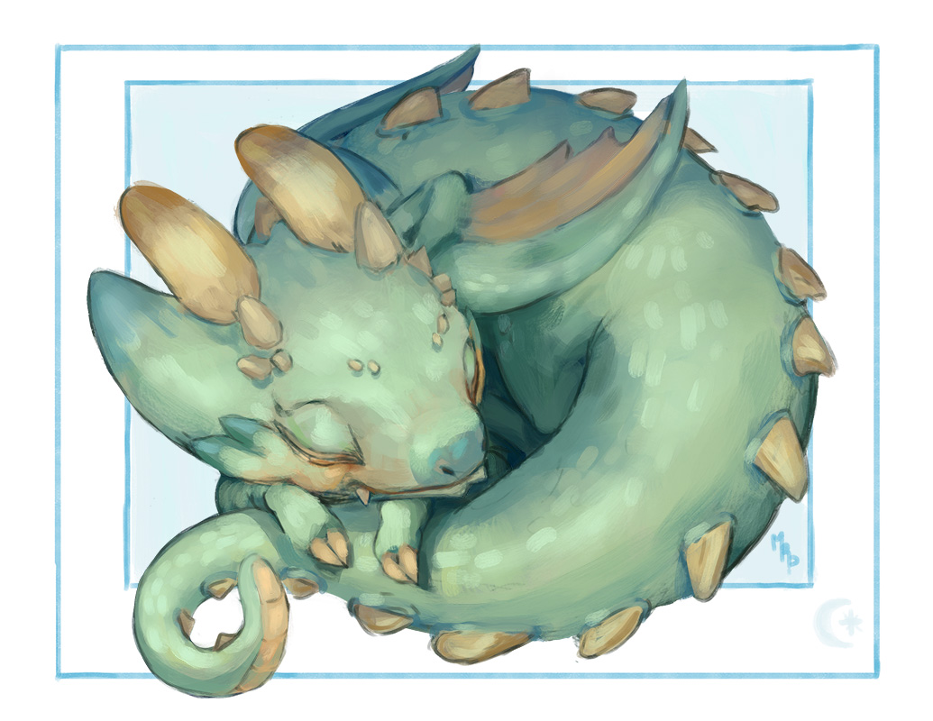 <h3>A Dragon for Samwise</h3>Commission